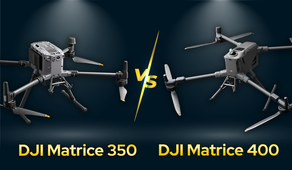 Porównanie DJI Matrice 350 RTK VS Matrice 400