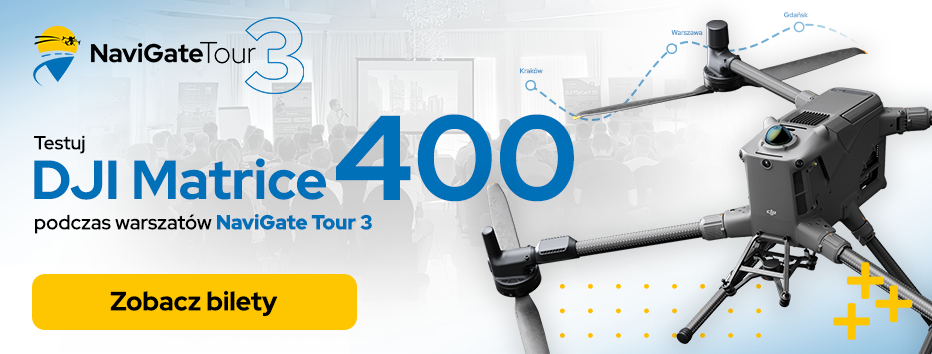 Zobacz DJI Matrice 400 - warsztaty geodezyjne NaviGate Tour 3
