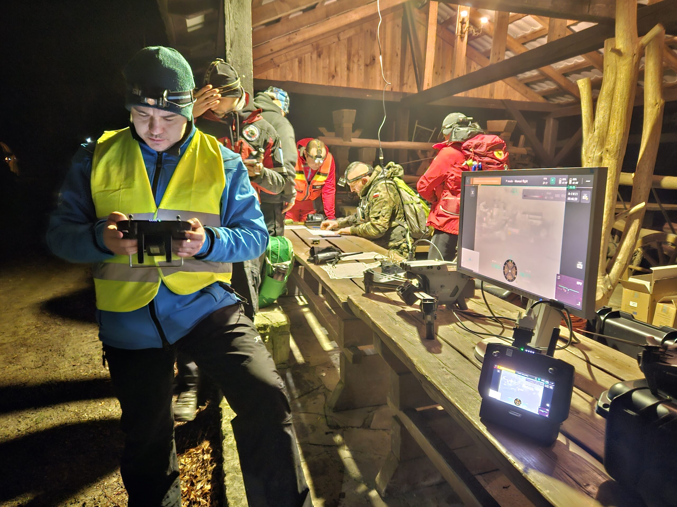 Sprzęt dla ochrony ludności i obrony cywilnej, zakup drona w ramach POLiOC