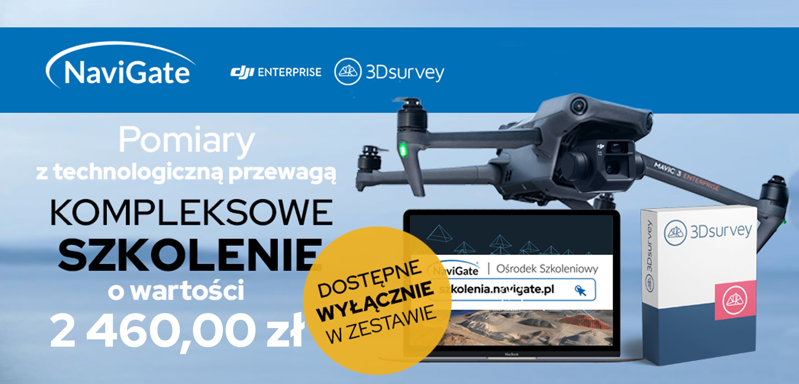 Geodezyjny Master Kit zestaw dron i oprogramowanie do geodezji